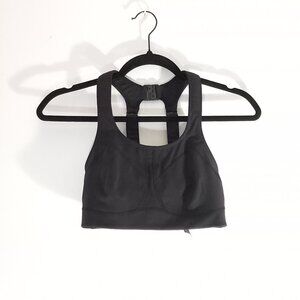 LNDR black "Locked and Loaded" sports bra